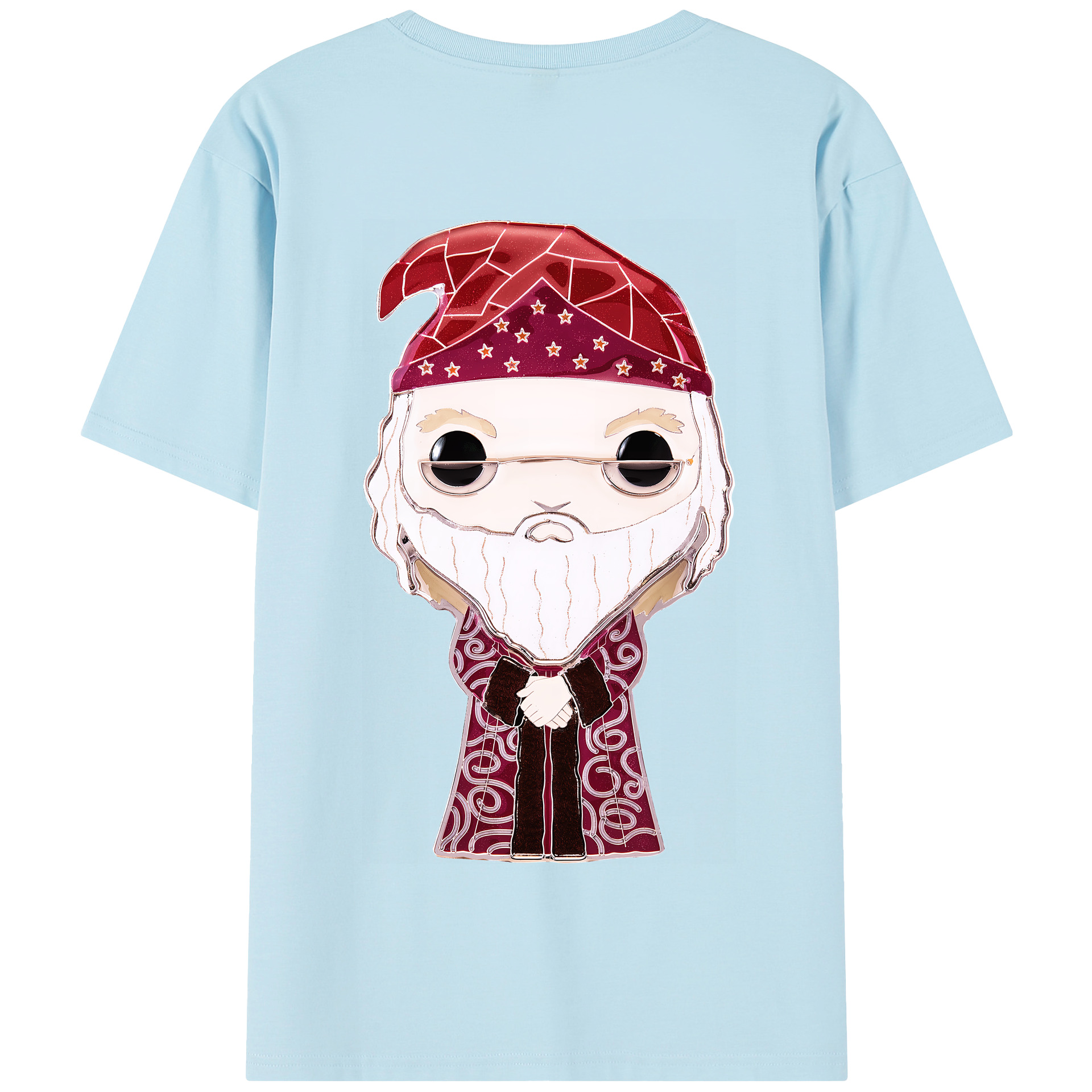 （画像用） Harry Potter ハリー・ポッターシリーズ 綿100％半袖Tシャツ（背面プリント）